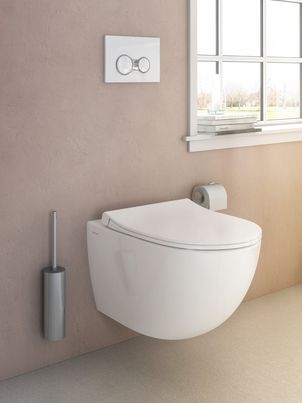 Инсталляция с унитазом VitrA Sento 9830B003-7211 комплект 3 в 1 с сиденьем микролифт безободковый