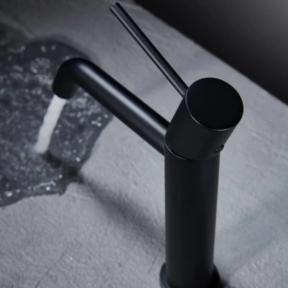 Смеситель для раковины imex monza bdm039-1ng matt black