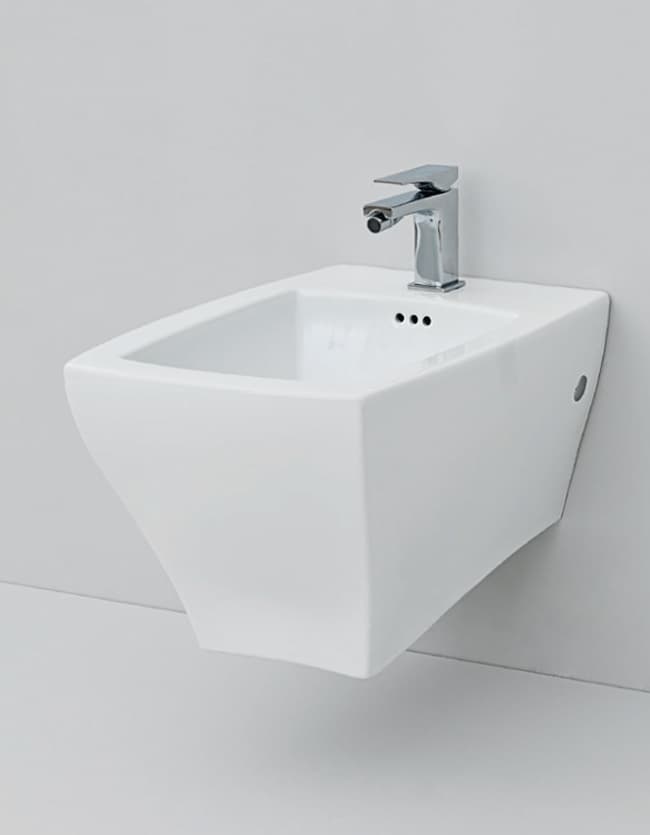 Биде подвесное белый глянцевый 300x360x535 jazz artceram