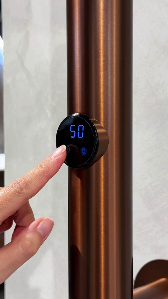 Полотенцесушитель электрический oak nikel brush новый 50мм 190 x 1580 x 240 мм. 724-50-nb oak boheme