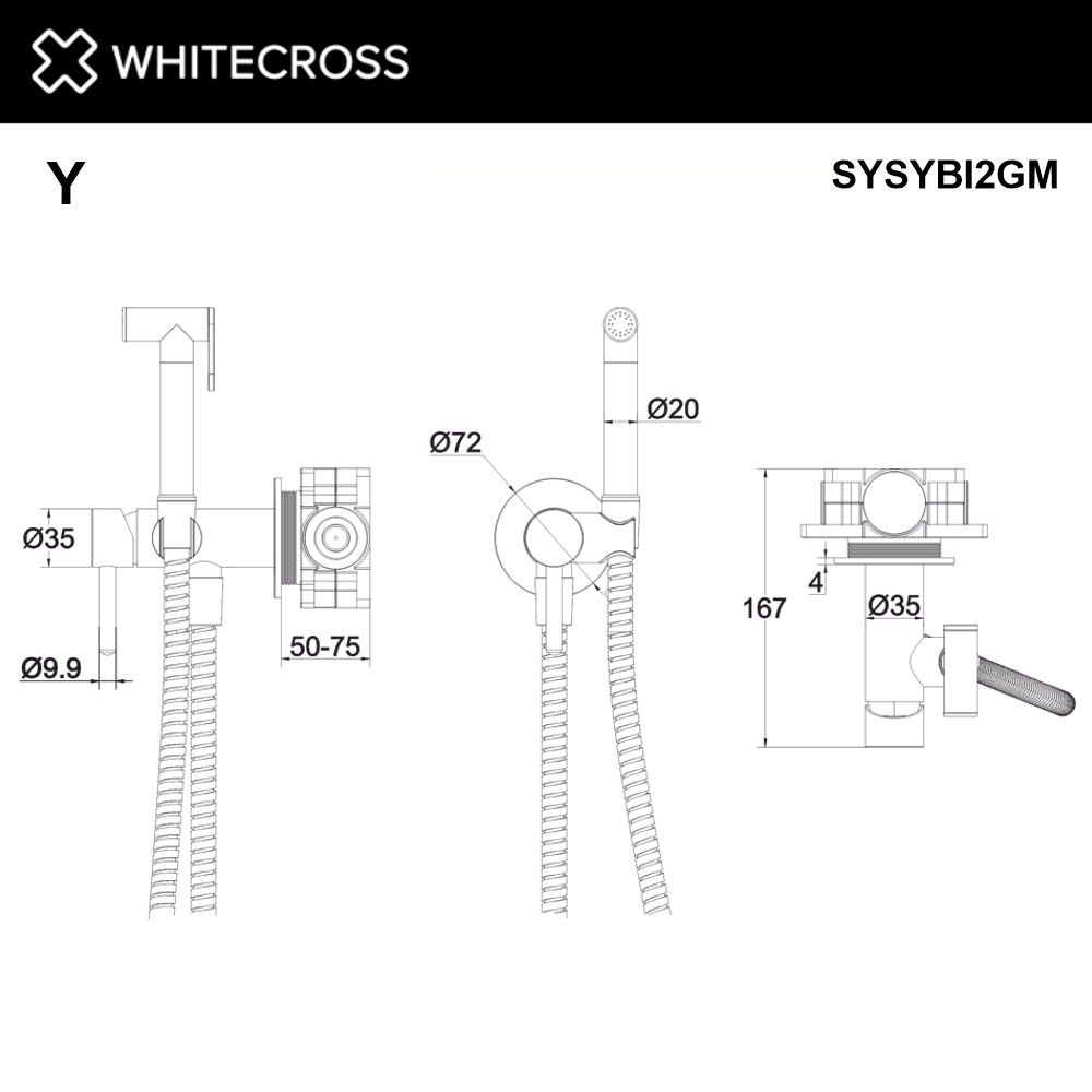Внешняя часть whitecross sysybi2gm (оружейная сталь)
