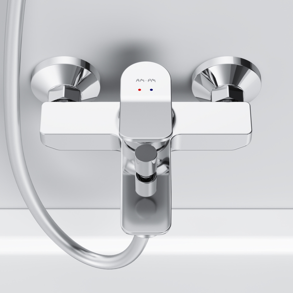 F85A10000 X-Joy, смеситель для ванны и душа излив 164 мм, хром, шт