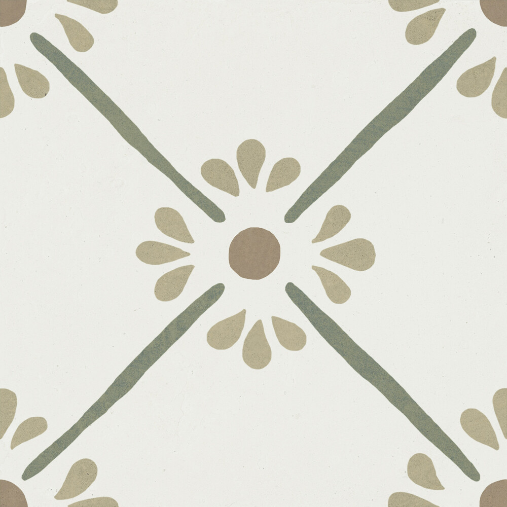 Керамогранит 37788 Provenza Green Flower/22,3 22,3x22,3