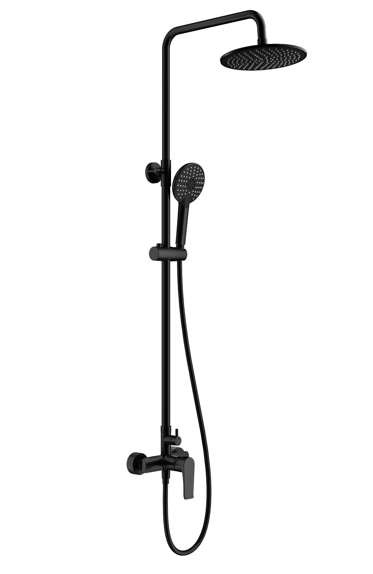 Душевая система wonzon & woghand blend, черный матовый (ww-a30103-mb)