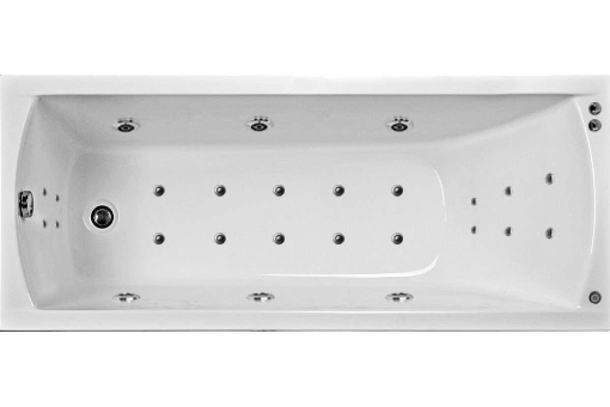 Ванна акриловая Vayer Milana Гл000024278, 180x75