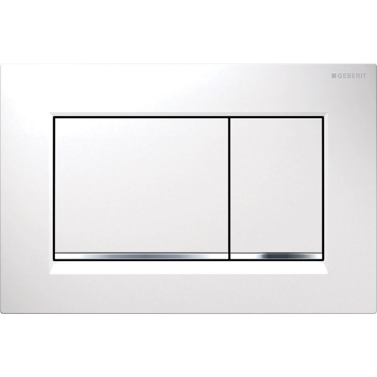 Кнопка смыва для инсталляции geberit sigma 30 белый/хром