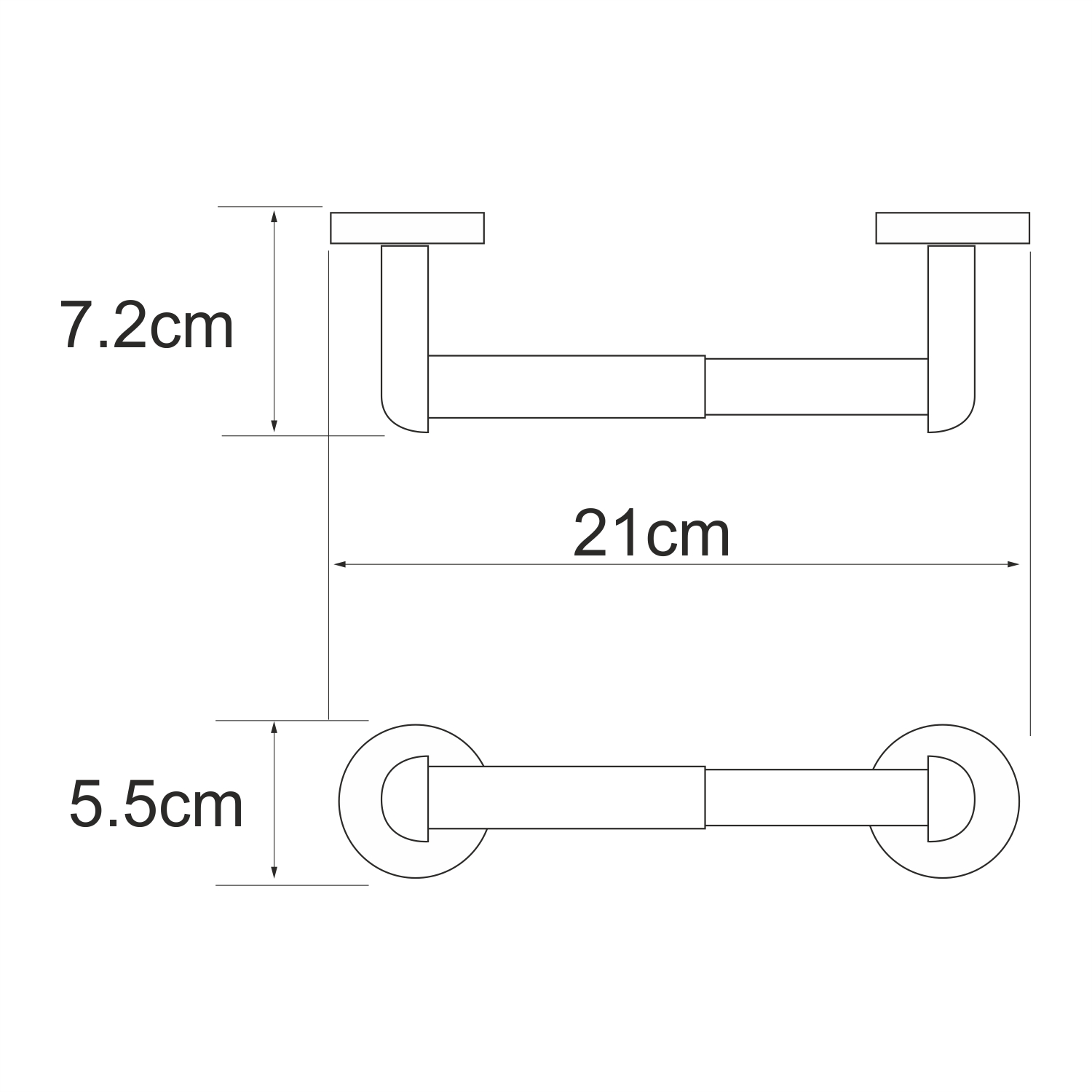Rhein k-6222 держатель туалетной бумаги