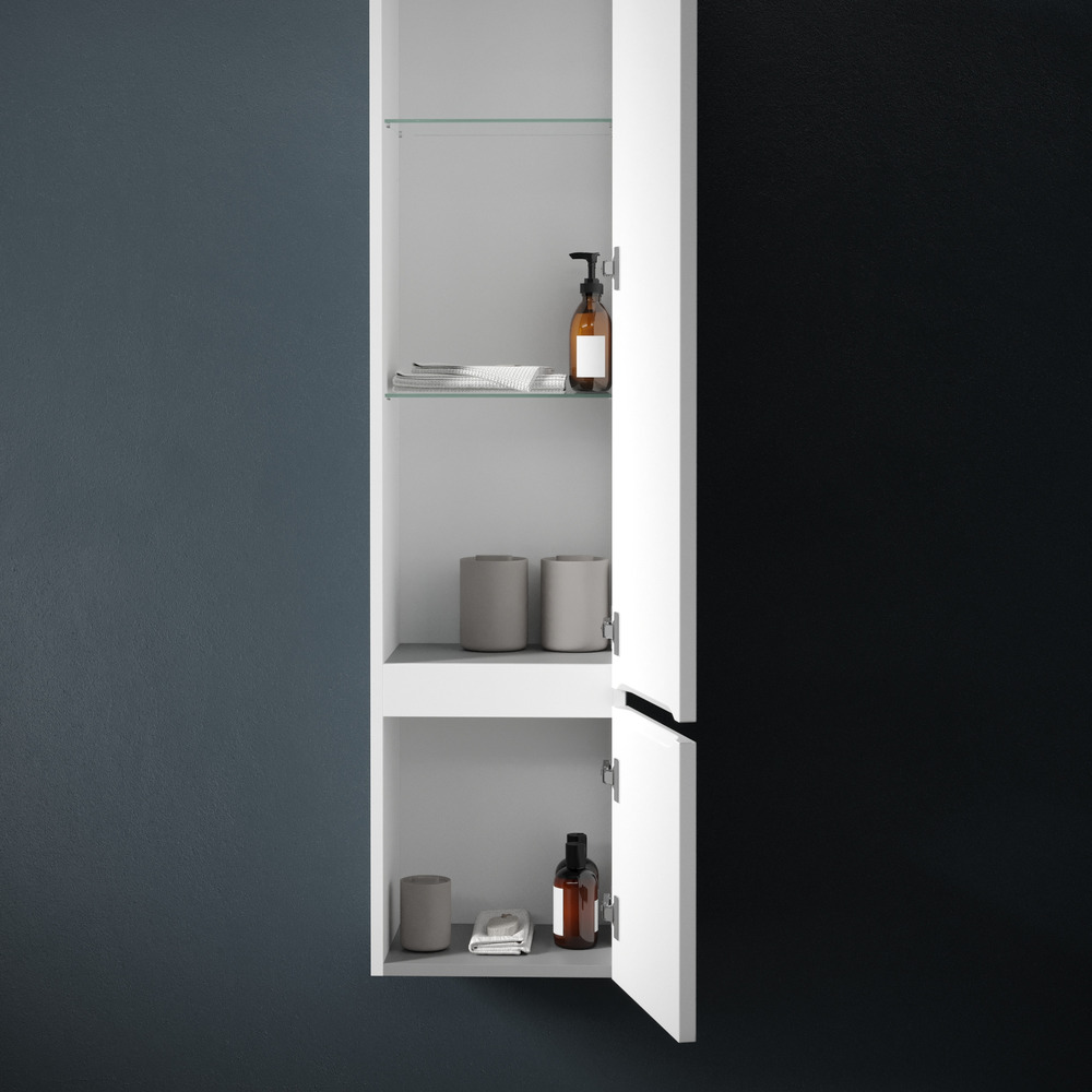 Шкаф-пенал sancos very подвесной правый,  bianco , 350х300х1600 мм, арт. pvr35rw