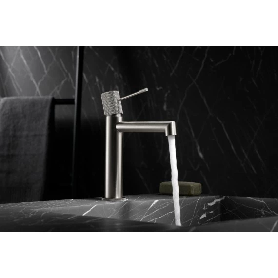 Смеситель для раковины imex line bdd038-1nq brushed nickel