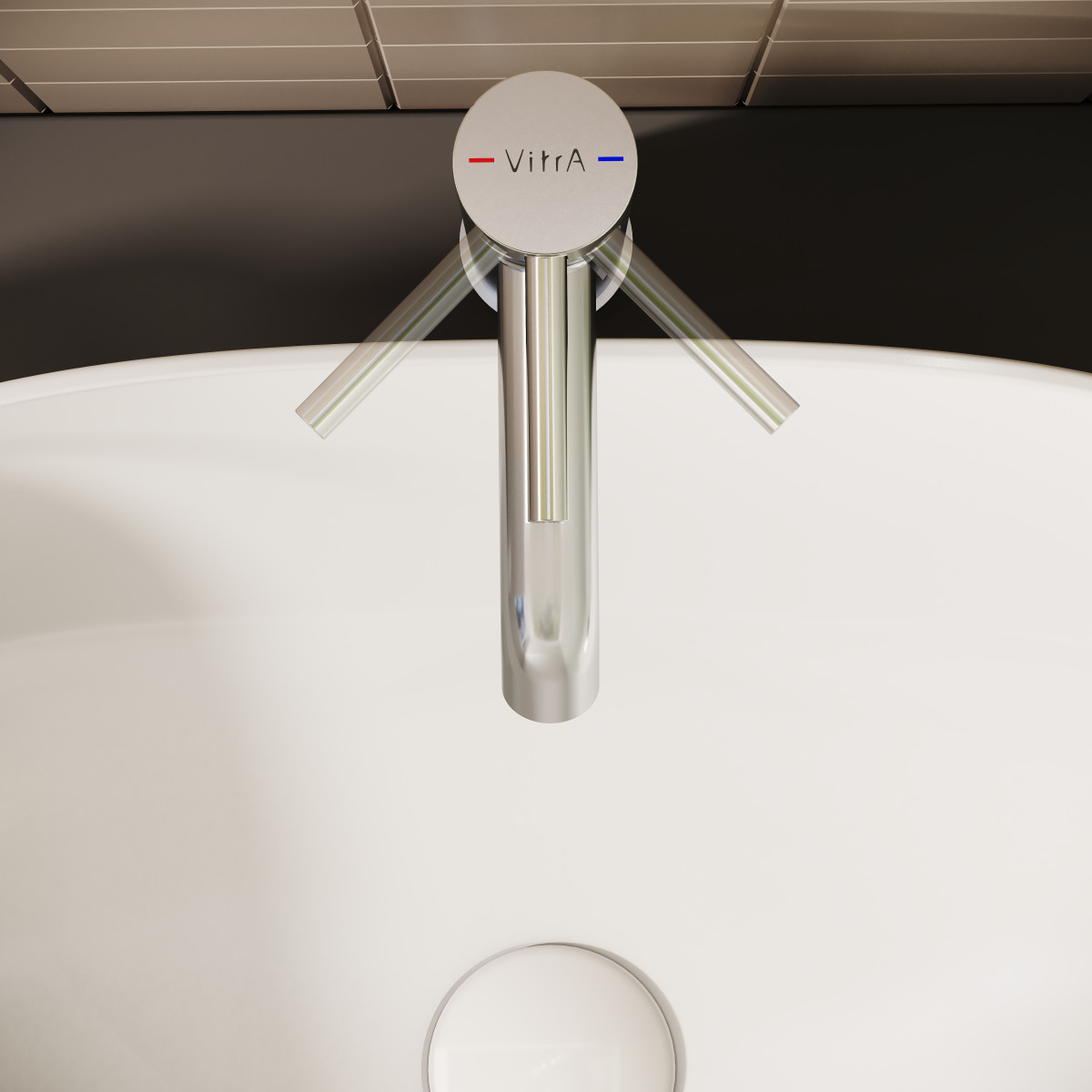 Смеситель для раковины VitrA Minimax S A41990EXP однорычажный хром латунь