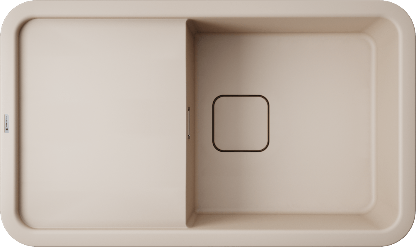 Кухонная мойка omoikiri tasogare 86-sa artgranit/бежевый 860 x 510 x 190