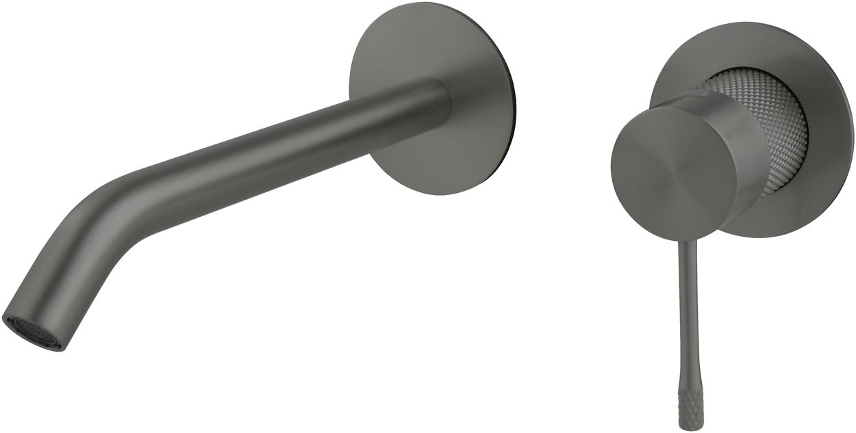 Смеситель для раковины allen brau priority 4.0 5.31c03-mg (с внутренней частью) графит браш