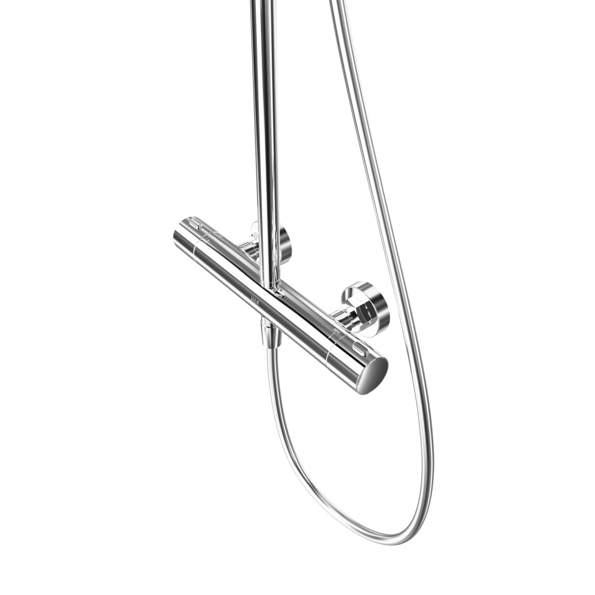 Душевая система VitrA Joy A47298EXP с термостатическим смесителем и ручным душем хром