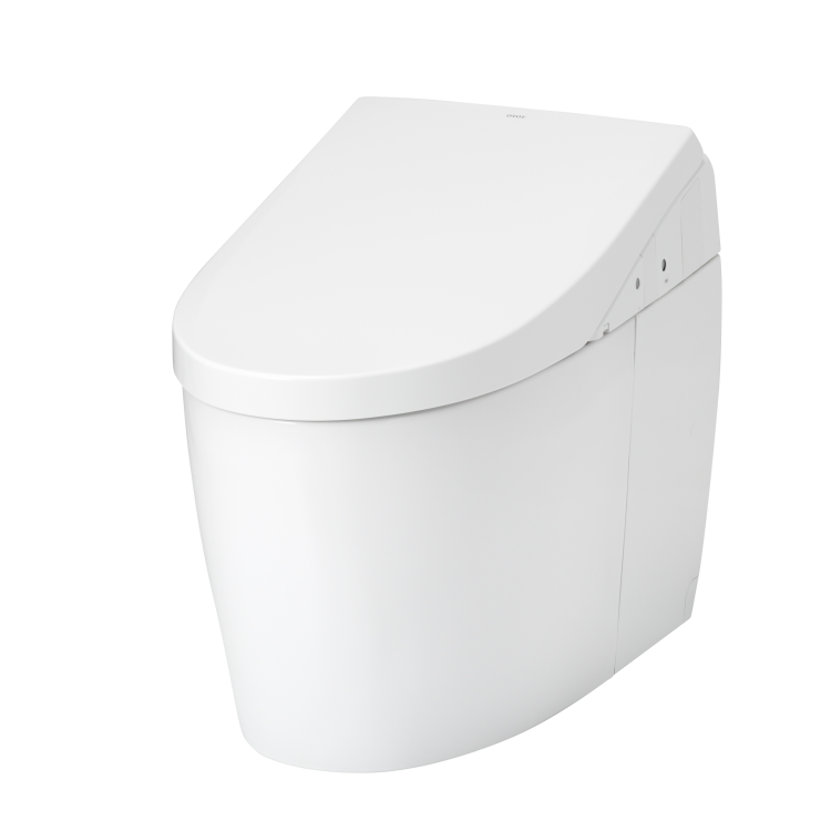 Унитаз напольный без сиденья в комплекте выпуск в пол ah смыв tornado flush покрытие cefiontect белый глянцевый 691x528x528 neorest toto
