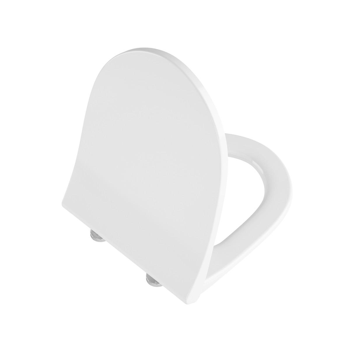 Инсталляция с унитазом VitrA Sento 9830B003-7212 комплект 4 в 1 с сиденьем микролифт безободковый цвет клавиши глянцевый хром