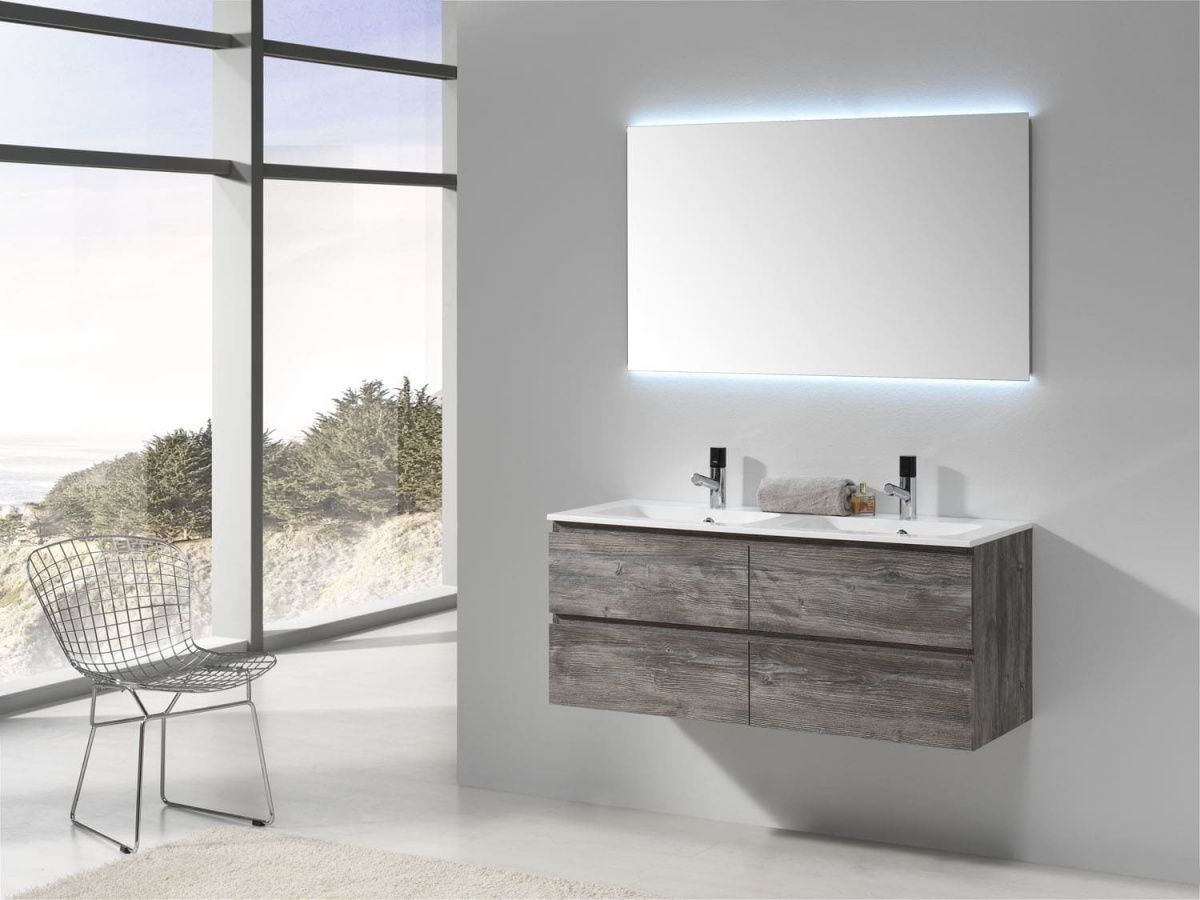 Комплект мебели yasmin 1200 белый глянцевый лак ibx