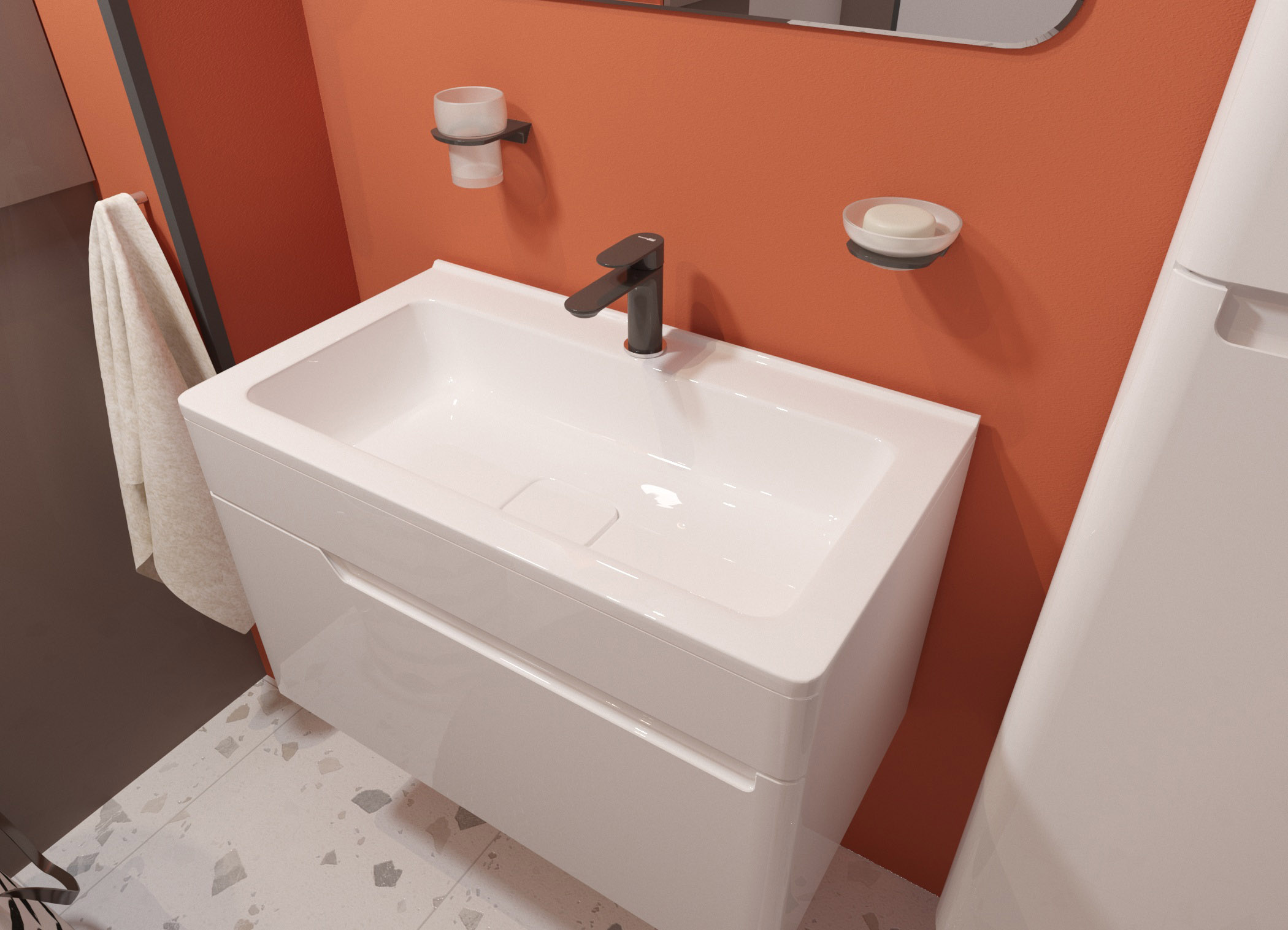 Раковина "каре люкс" 900х450