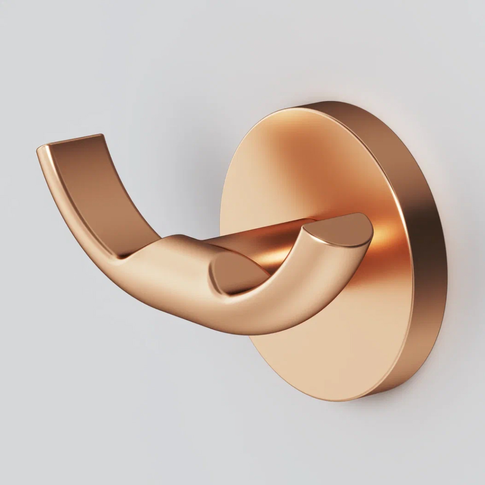 A85A35644 X-Joy, Двойной крючок для полотенец, роз. золото