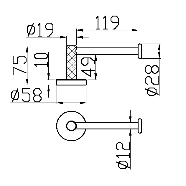 Держатель для туалетной бумаги boheme uno 10985-g, цвет золото
