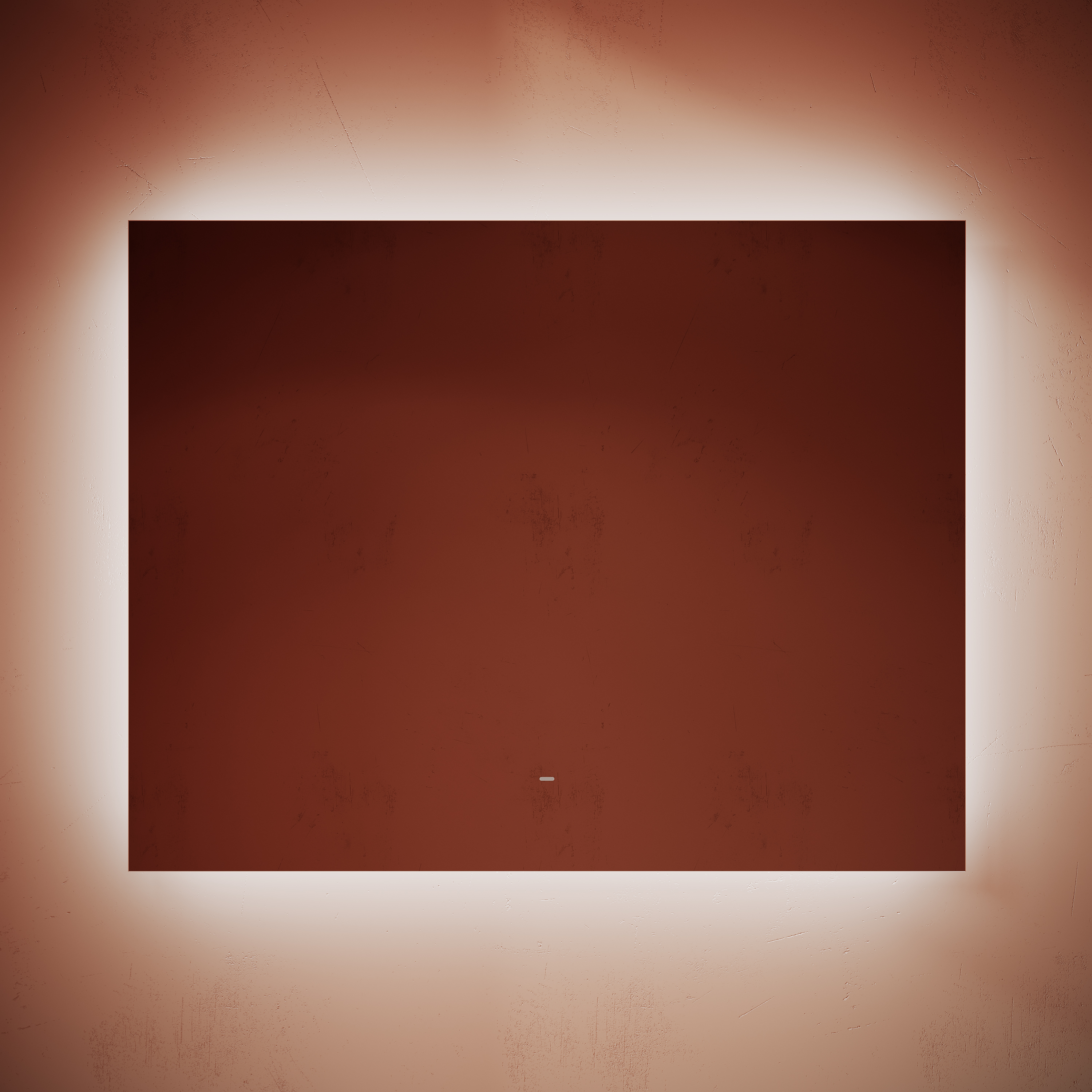 Зеркало для ванной комнаты sancos square 900х700 с подсветкой, арт. sq900