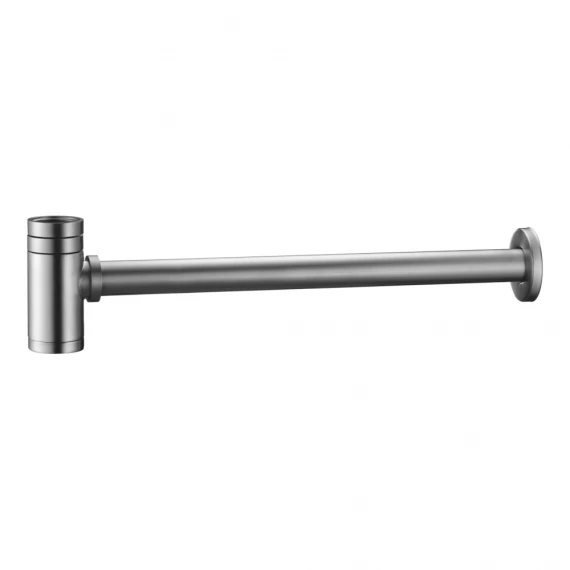 Сифон для раковины нерж. cталь/zamak imex scl002/nq brushed nickel