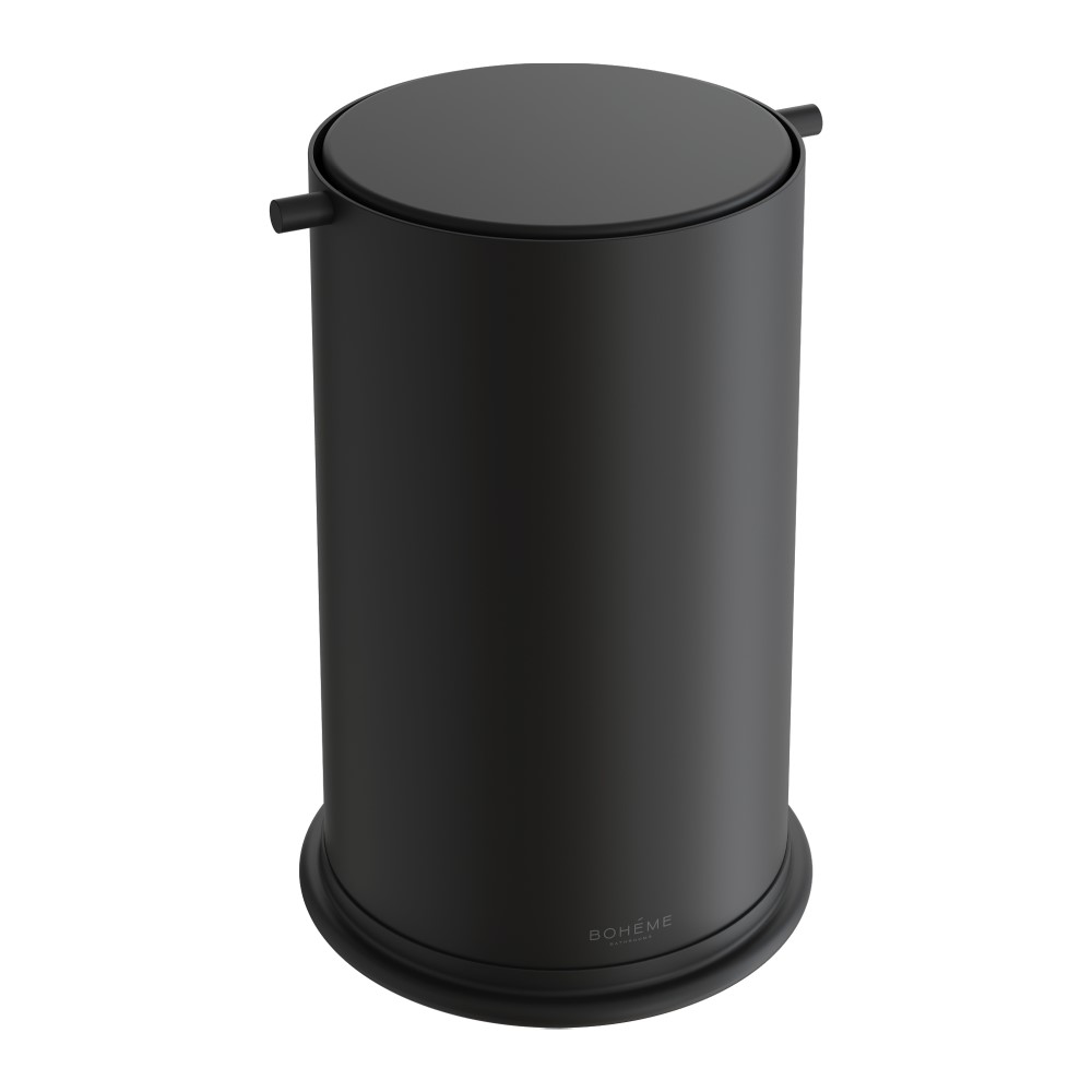 Ведро для мусора с вращающейся крышкой Black