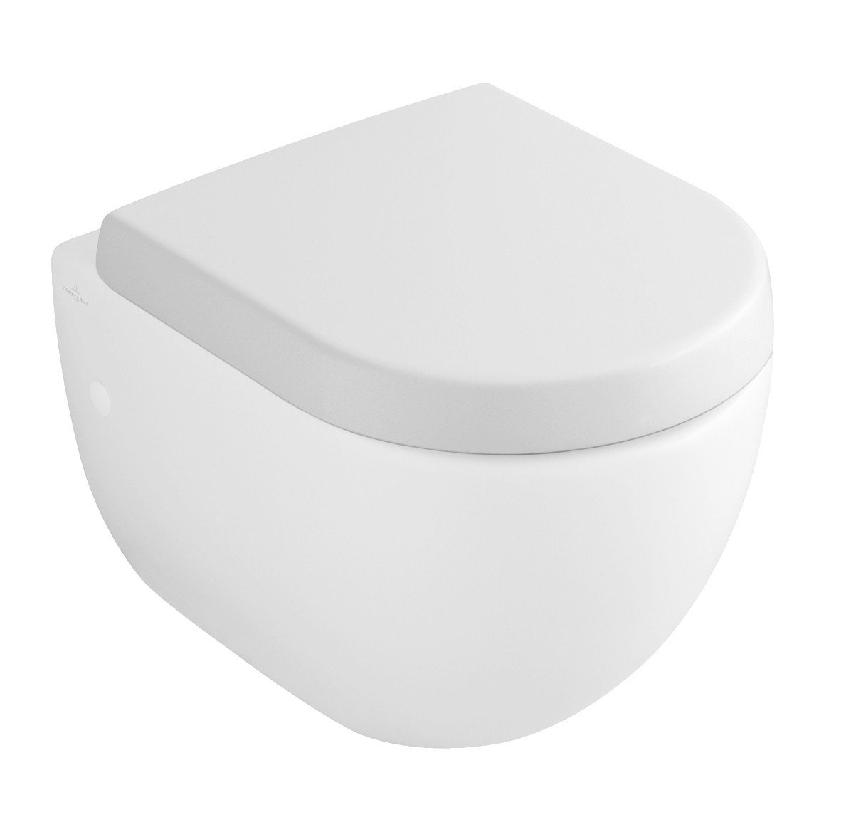 Сиденье с крышкой для унитаза белый глянцевый subway villeroy&boch