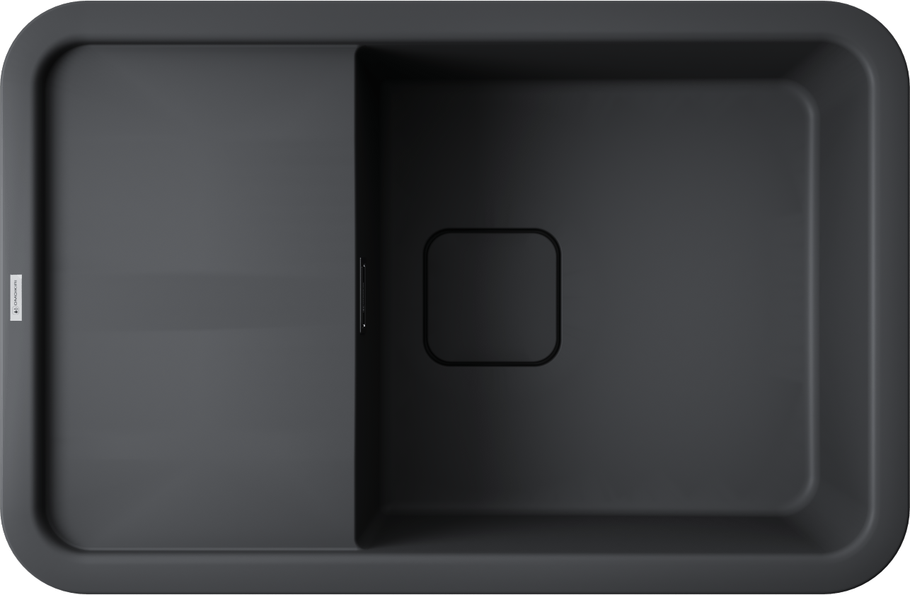 Кухонная мойка omoikiri tasogare 78-bl artgranit/черный 780 x 510 x 190