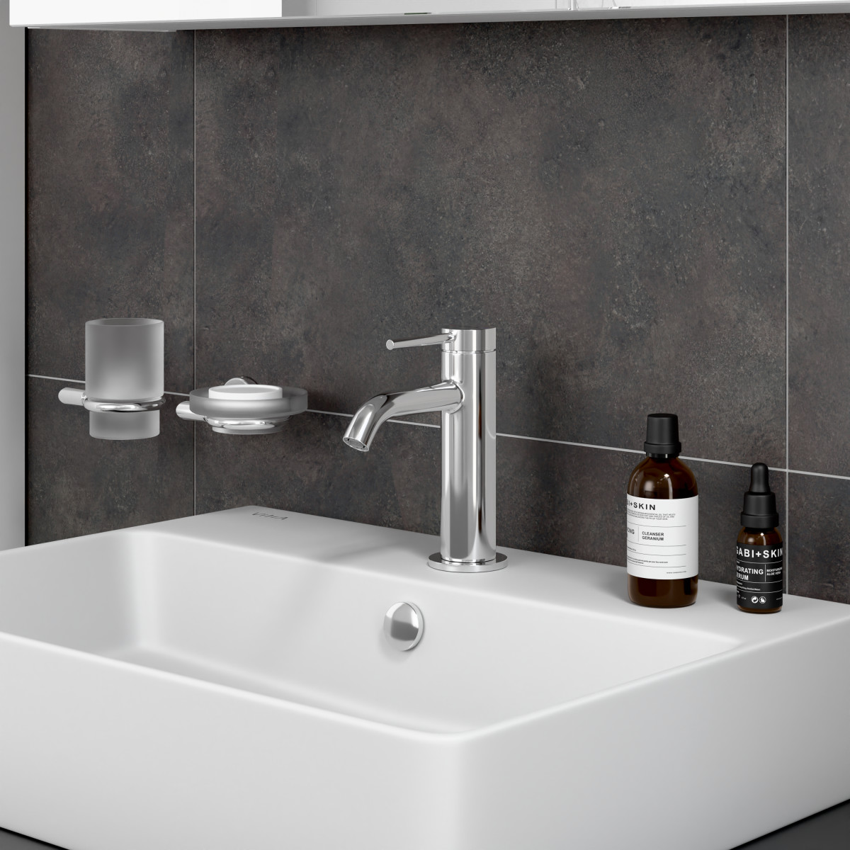 Смеситель для раковины VitrA Minimax Round A43530EXP однорычажный хром латунь