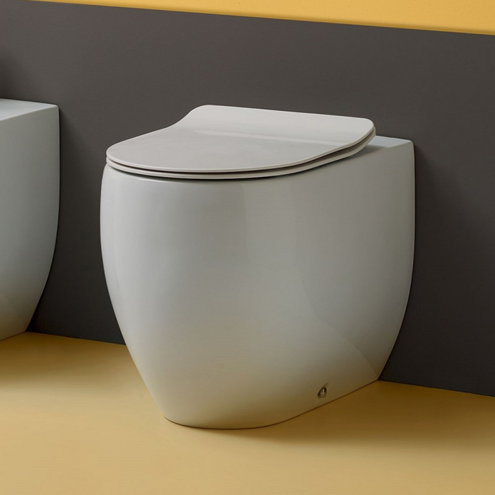 Kerasan flo унитаз приставной 56см, цвет: белый