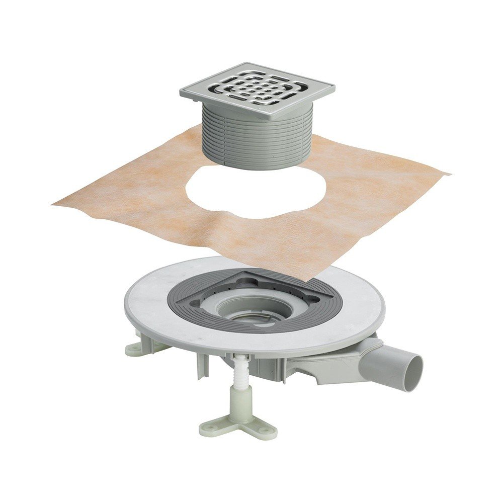 Viega Advantix Top 4914.21 арт. 669270 Душевой трап с декоративной панелью 150*150 мм (хром)