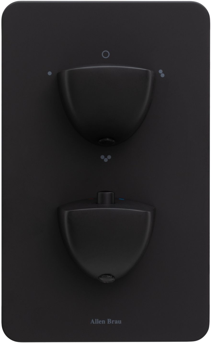 Смеситель для ванны Allen Brau Infinity 5.21316-31 (с внутренней частью, 3 выхода) черный матовый