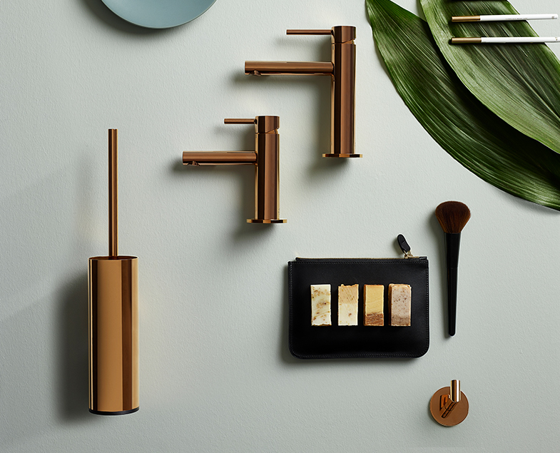 Смеситель origin для раковины, цвет медный