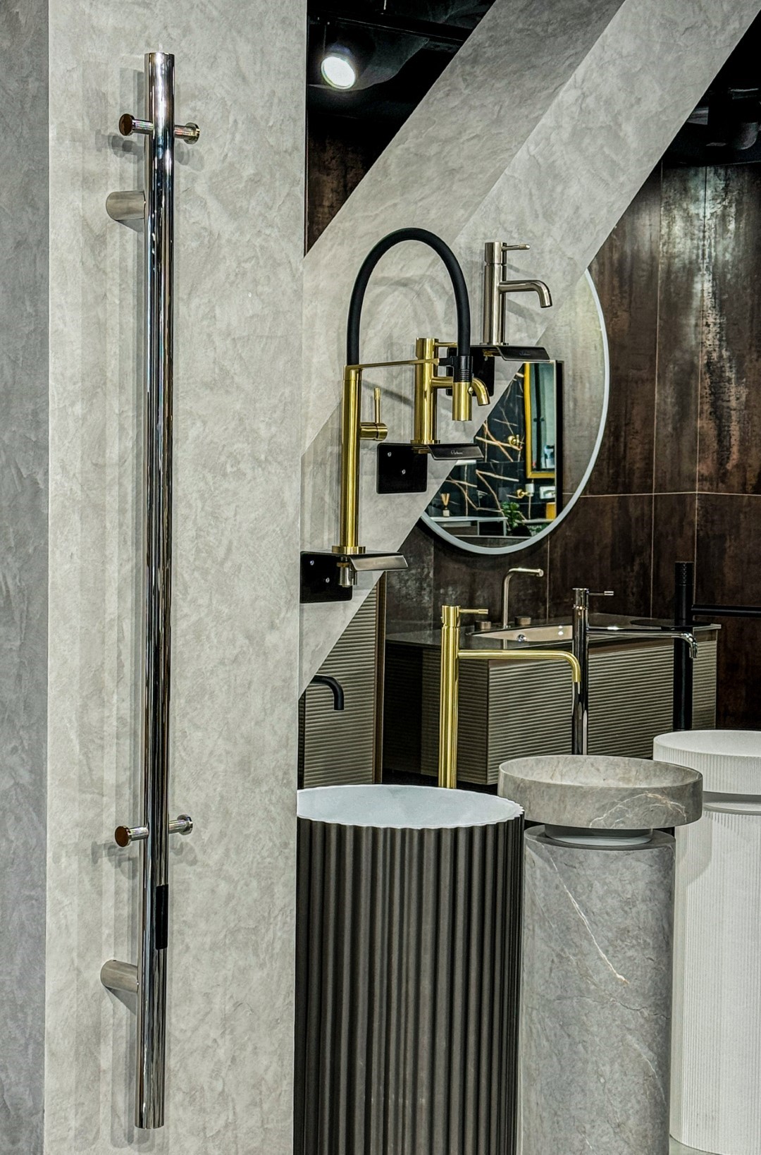 Полотенцесушитель электрический uno сhrome 110 x 122 x 1500 мм. 726-cr boheme