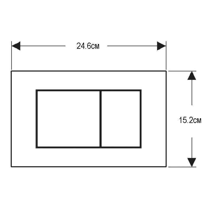 Кнопка смыва для инсталляции geberit sigma 40 белый