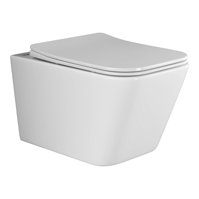 Сет 4 в 1: подвесной унитаз metric rimless арт. cn3007 + шумоизоляционная панель для инсталляции арт. cn1000 + система инсталляции для унитазов ceramicanova envision с кнопкой смыва flat цвет хром, креплениями, арт. cn1002ch