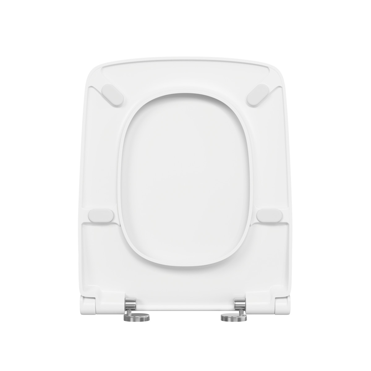 Инсталляция с унитазом VitrA Metropole 9820B003-7201 комплект 4 в 1 с сиденьем микролифт безободковый цвет клавиши матовый хром