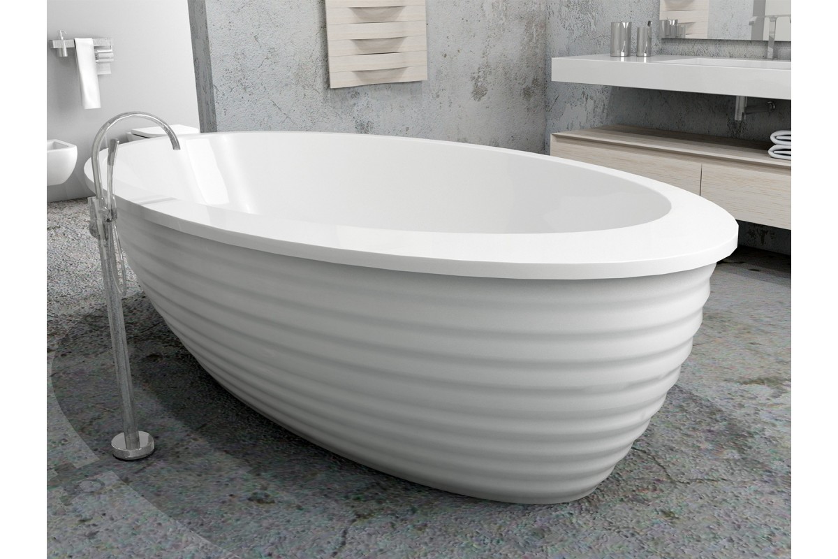 Ванна акриловая отдельностоящая Vayer BOOMERANG Гл000010198, 194x100