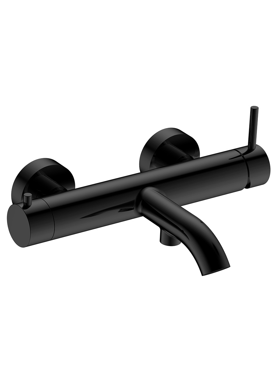 Aqm6212mb siena смеситель для ванны, черный матовый