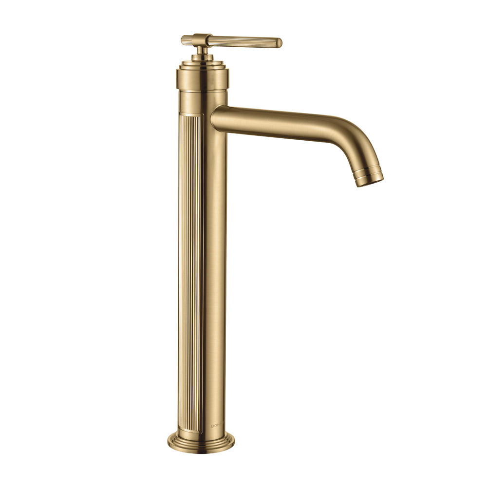 Смеситель для умывальника высокий boheme eterna bronze