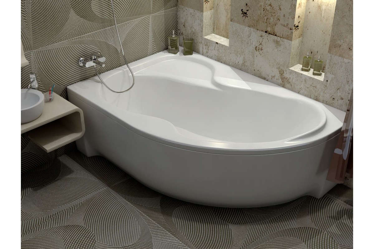 Ванна акриловая левосторонняя Relisan ADARA Гл000013733, 160x100