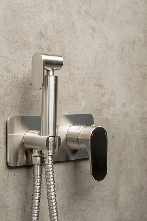 Смеситель для умывальника SPECTRE Nickel Brush