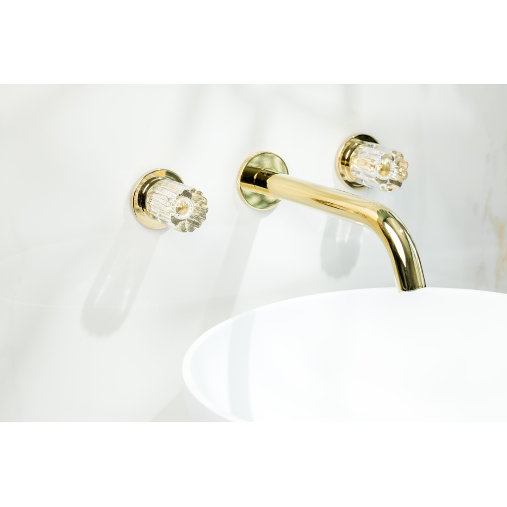 Смеситель из стены ELEGANTE на 3 отв. GOLD