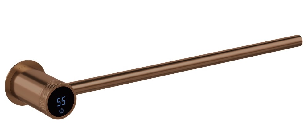 Полотенцесушитель boheme stick базовый элемент 93x450x60мм. brushed bronze