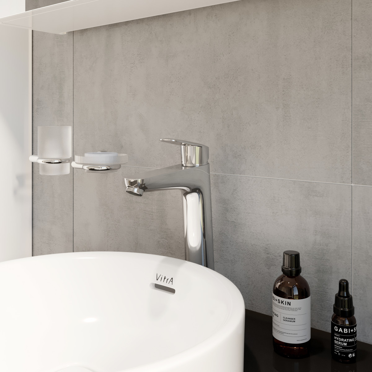 Смеситель для раковины VitrA Flow Round A42927EXP однорычажный хром латунь