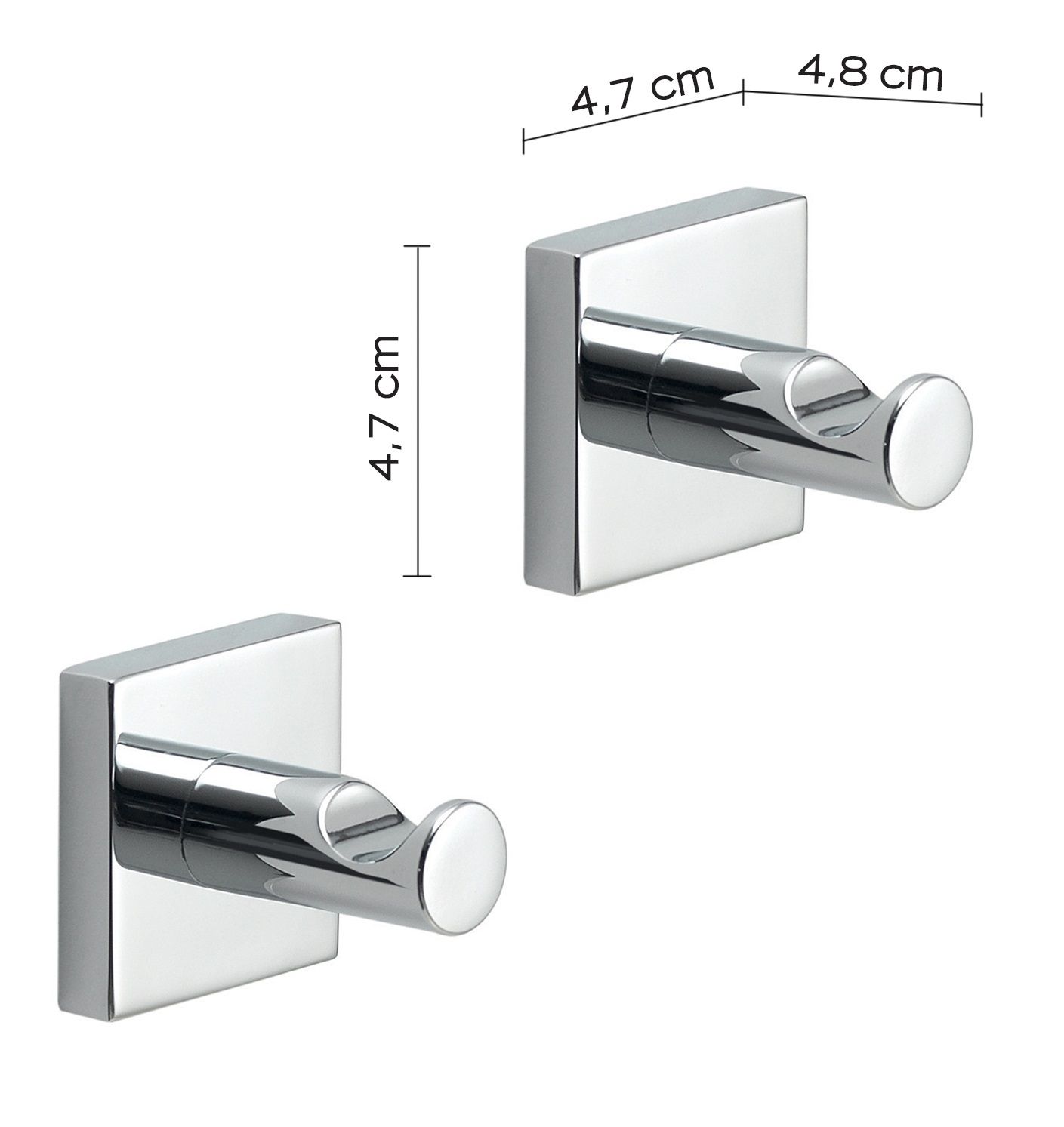 Крючок настенный fuji хром gedy