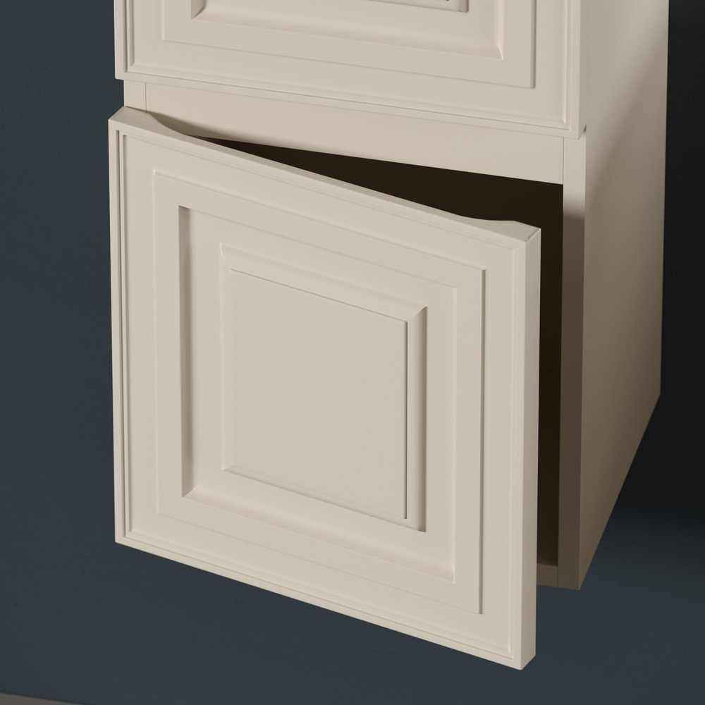 Шкаф-пенал sancos very подвесной левый,  beige soft , 350х300х1600 мм, арт. pvr35lce
