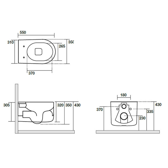 Kerasan nolita унитаз безободковый подвесной 55х35 см, tornado, с креплениями wb9n, цвет: коричневый орех