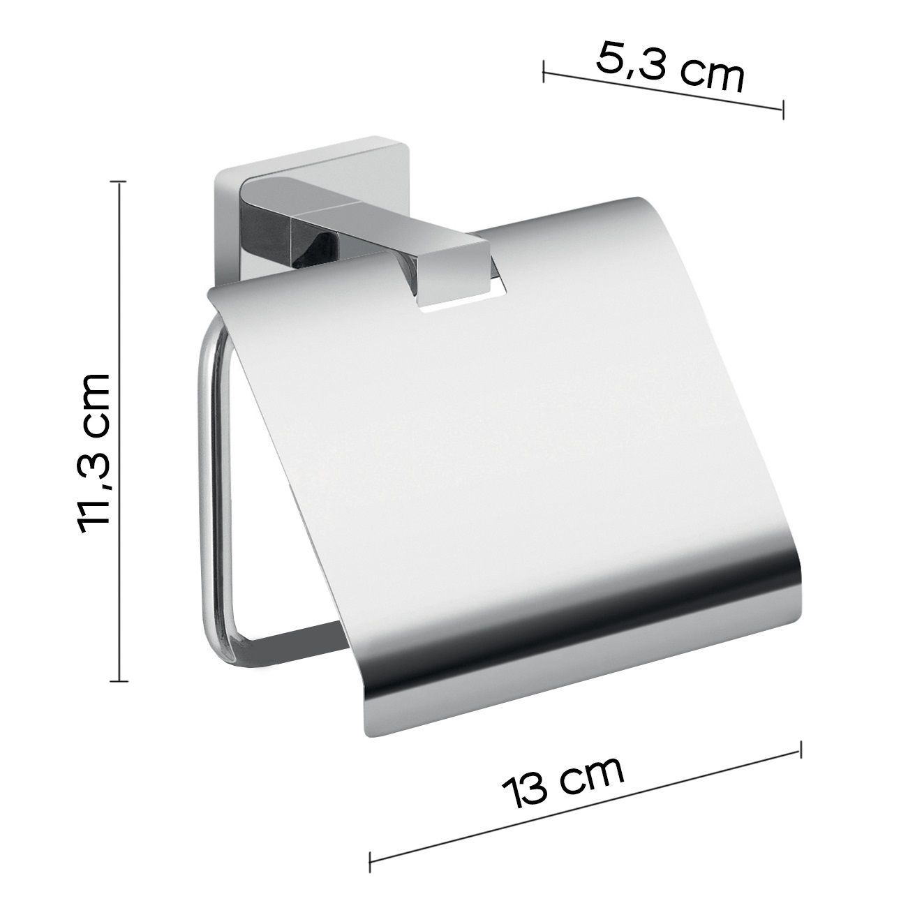 Бумагодержатель настенный atena хром gedy