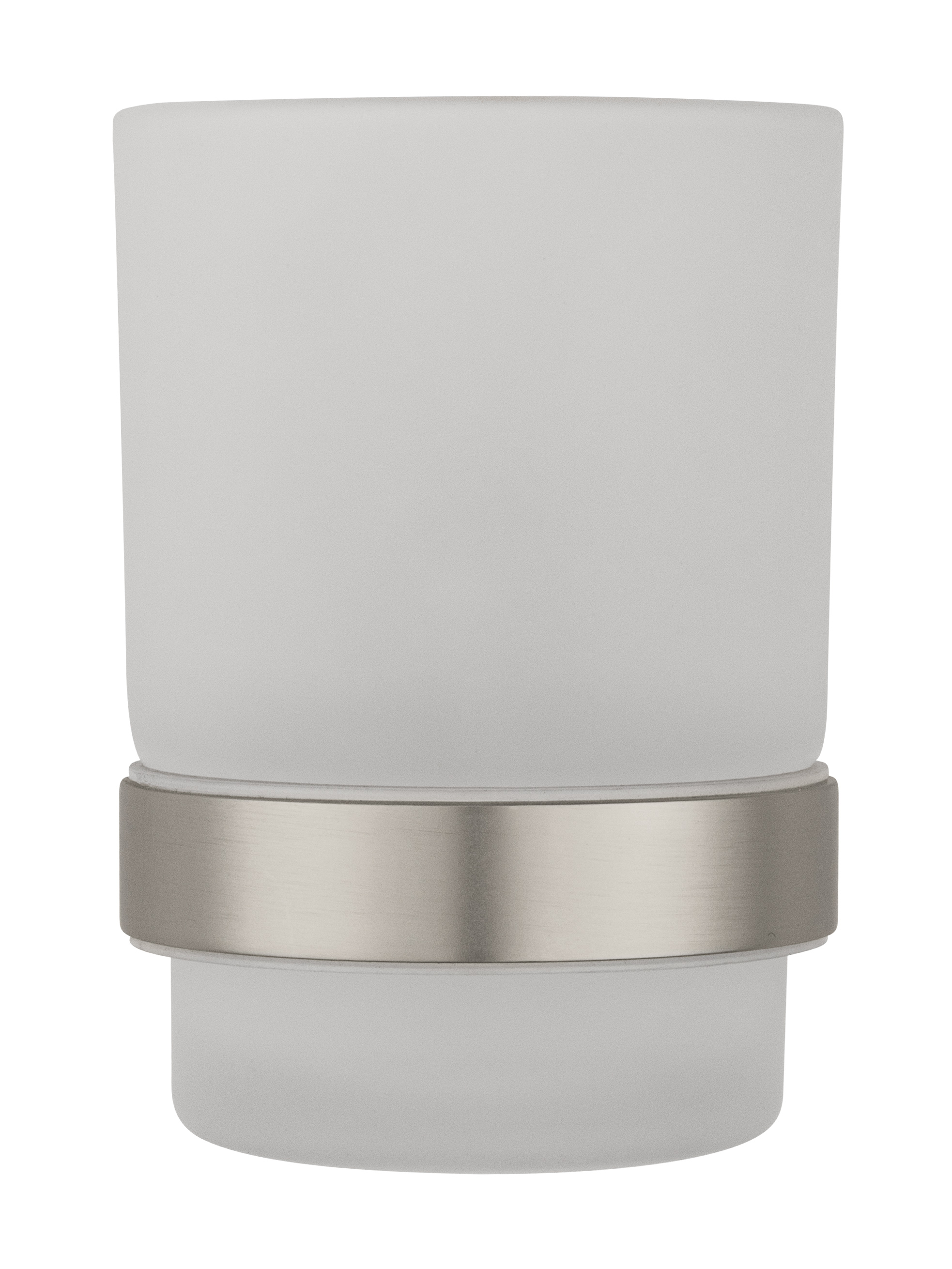 Стакан для зубных щеток с держателем wonzon & woghand polo, брашированный никель (ww-8921-bn)